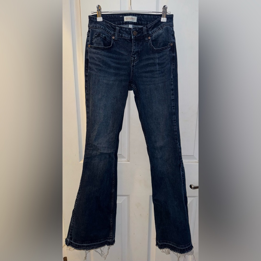 Shyanne Dark Blue Flare Jeans